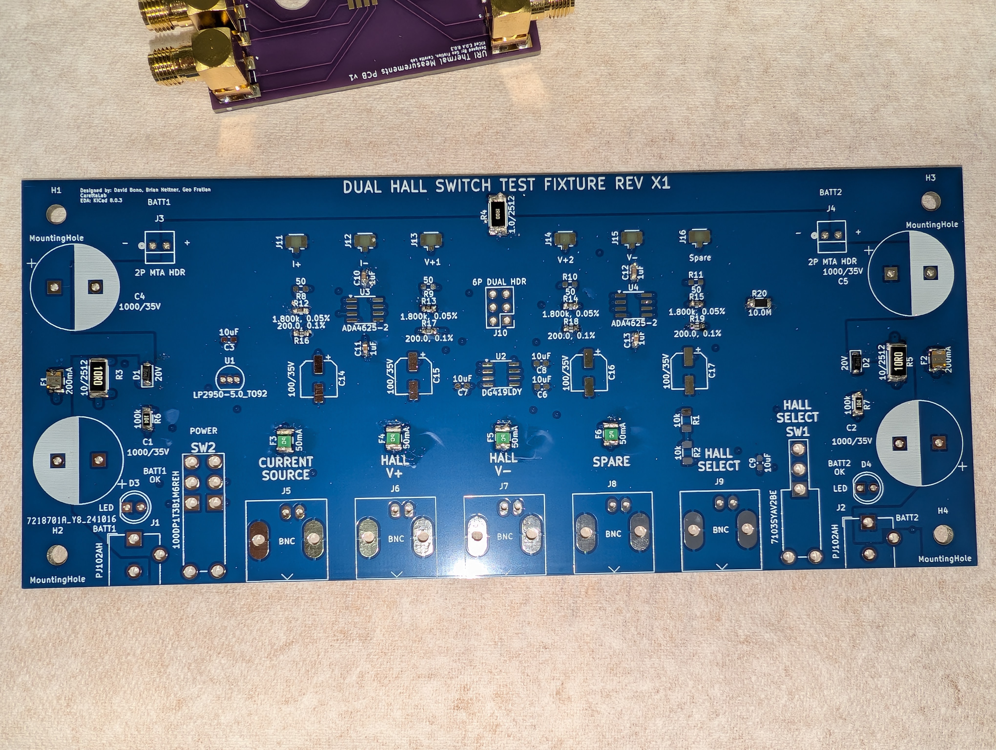 Dual Hall Blank
