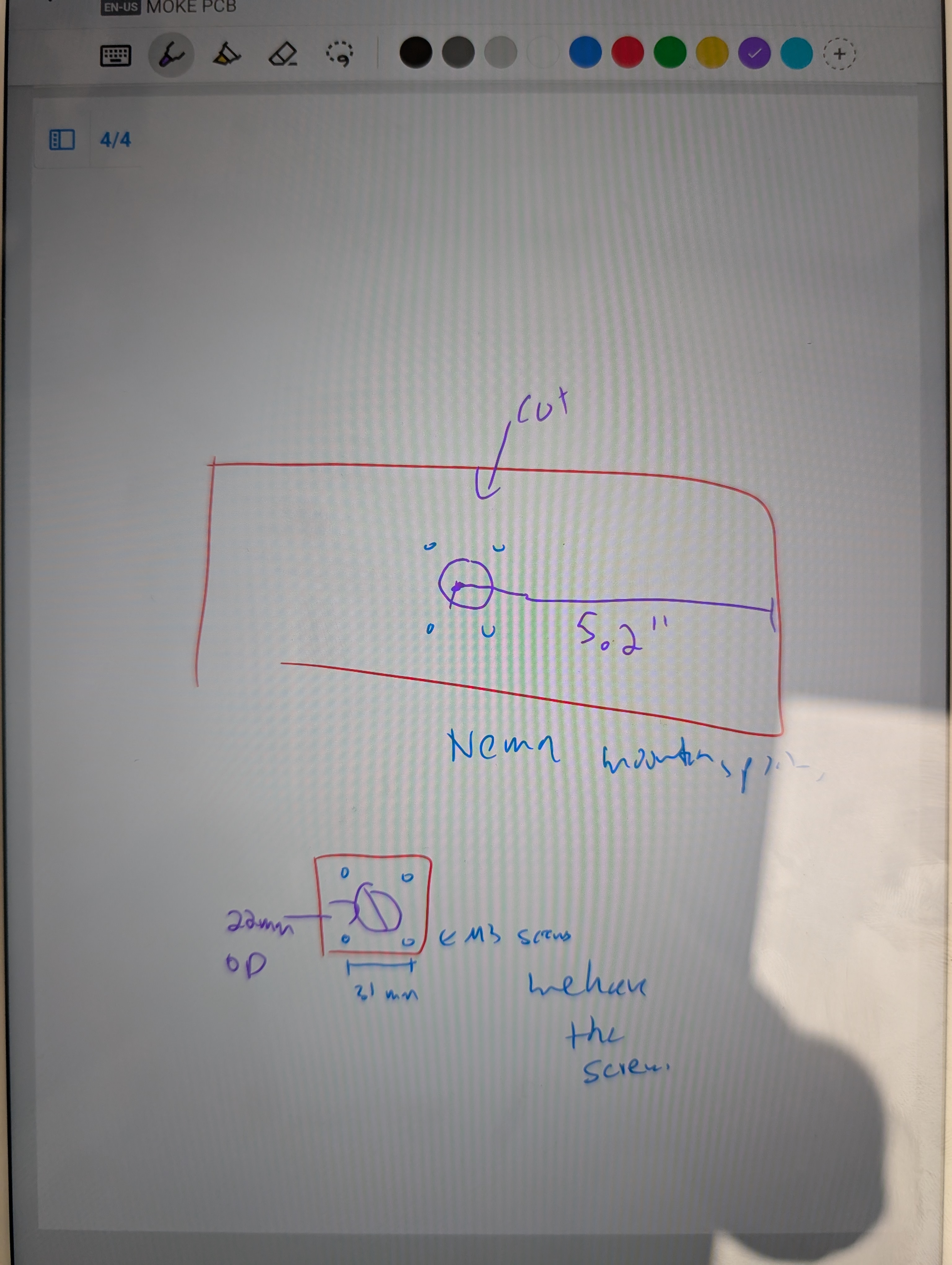 AMR Tablet Motor Drawing