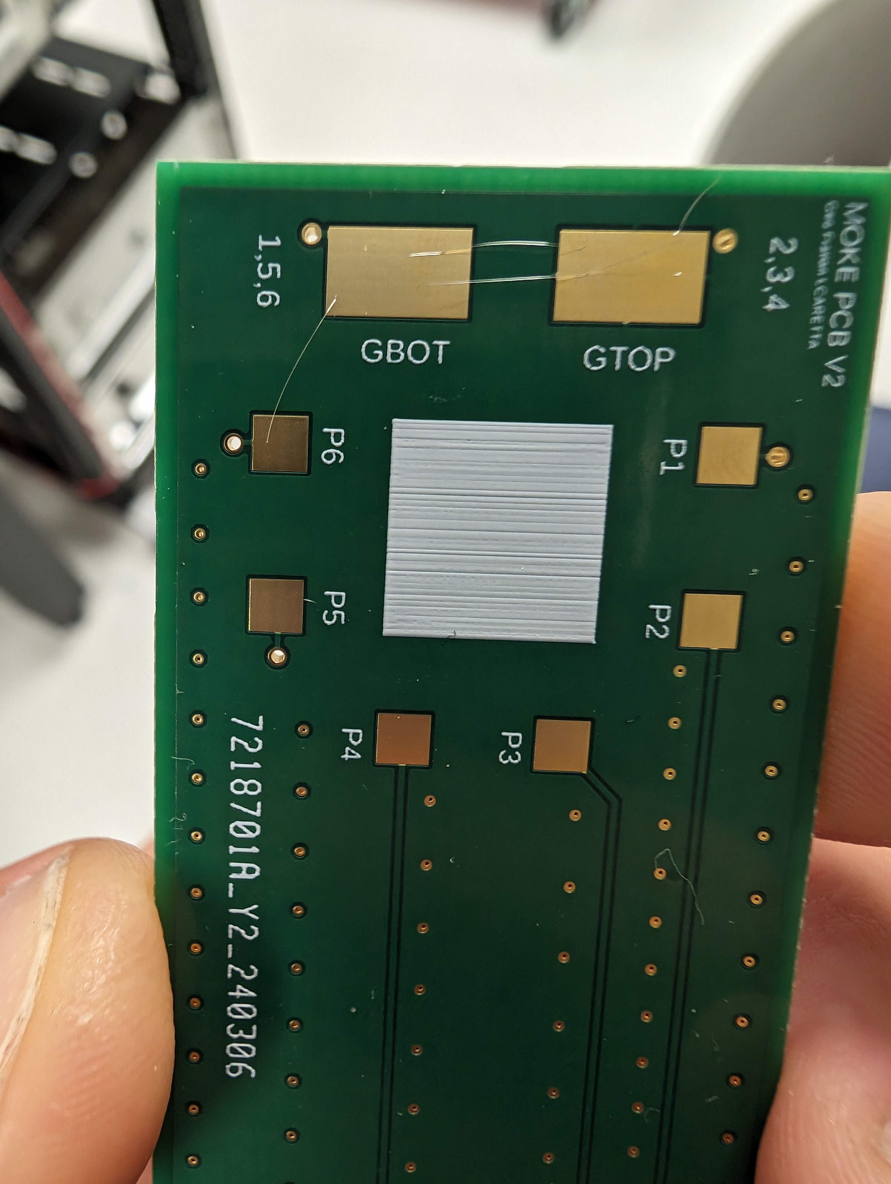 MOKE PCB v2 wirebond